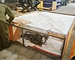 scissor lift table packing