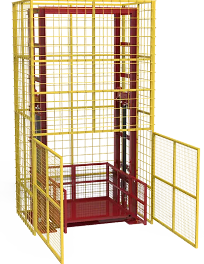 cargo lift with metal mesh for sale