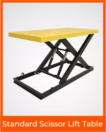 standard lift table