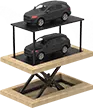 2-deck scissor car lift